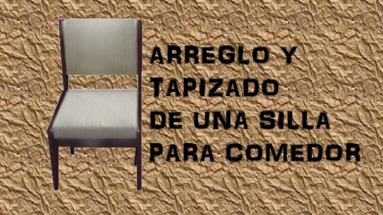 Transformaci&oacute;n de Sillas: Arreglo de Tapicer&iacute;as Efectivo
